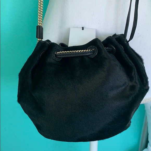 DVF LV PWR Mini Drawstring Black Bag - Picture 2 of 11